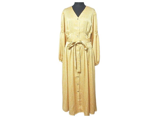 Autre Marque Vestido estampado con cinta THE IRON