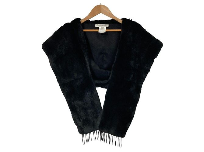 Sciarpa in cashmere e pelliccia di coniglio Max Mara
