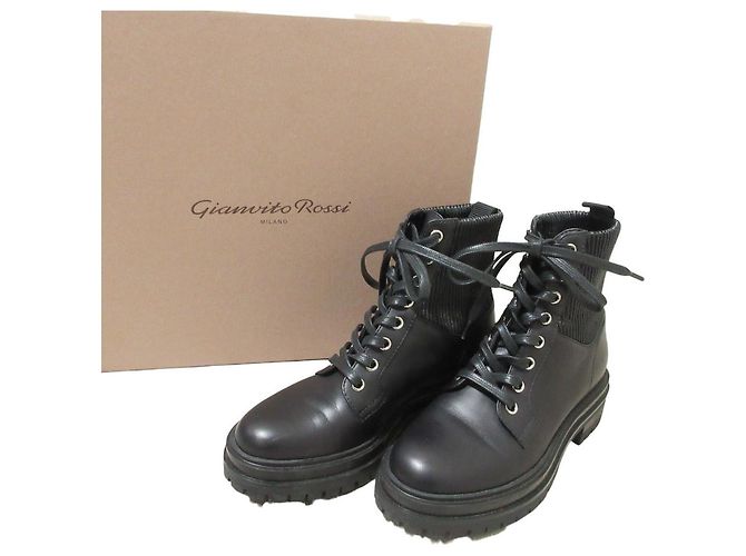 Autre Marque Gianvito Rossi MARTIS 20 Leder-Workboots