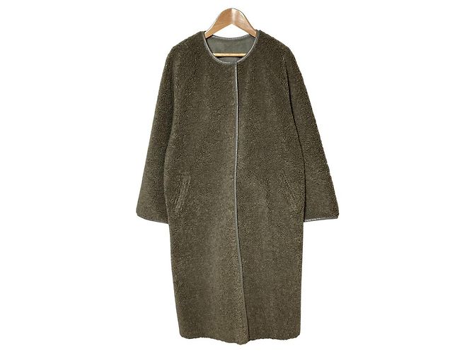 Autre Marque Cappotto reversibile in eco-shearling TORRAZZO DONNA