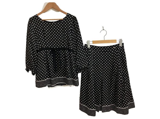 Autre Marque Completo Courreges Dot Setup Nero