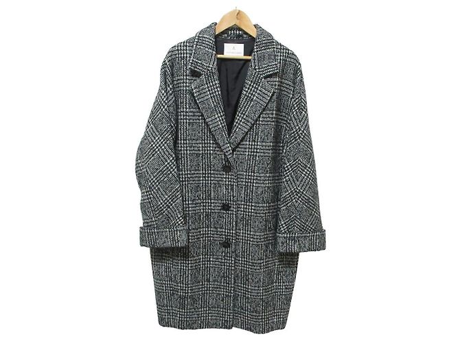 Autre Marque Cappotto in lana Glen Check COUTURE D'ADAM