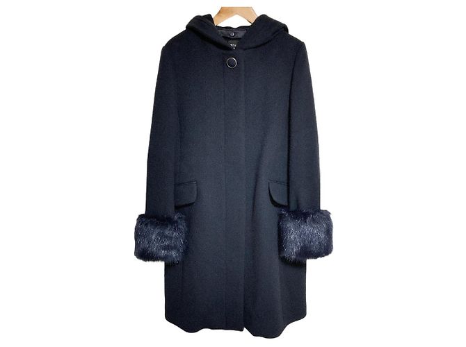Autre Marque Cappotto con cappuccio in eco-pelliccia JILL STUART