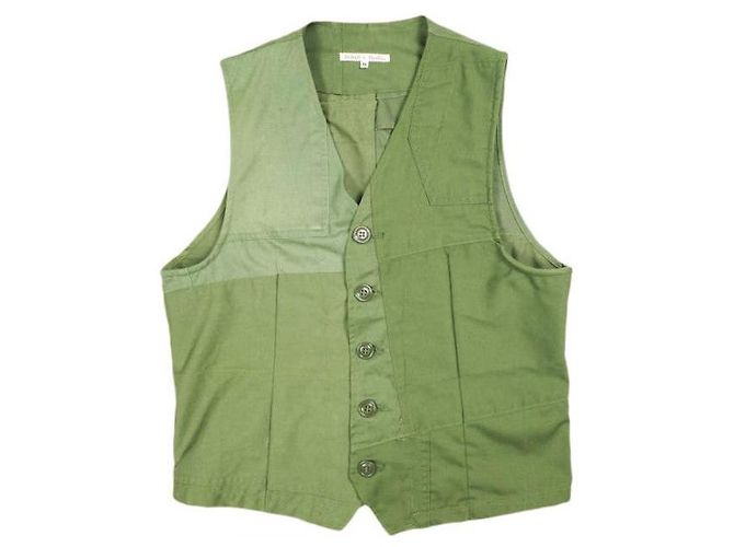 Autre Marque Rebuild by Needles BDU VEST REMAKE Chaleco de algodón y poliéster