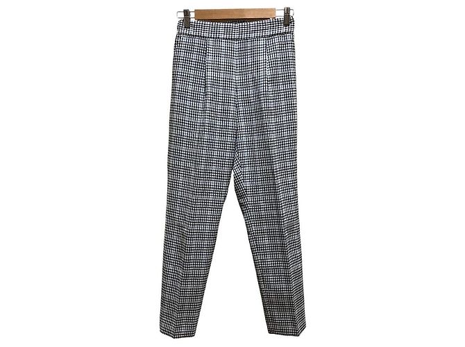 Autre Marque Anplegant Check Tuck Pants