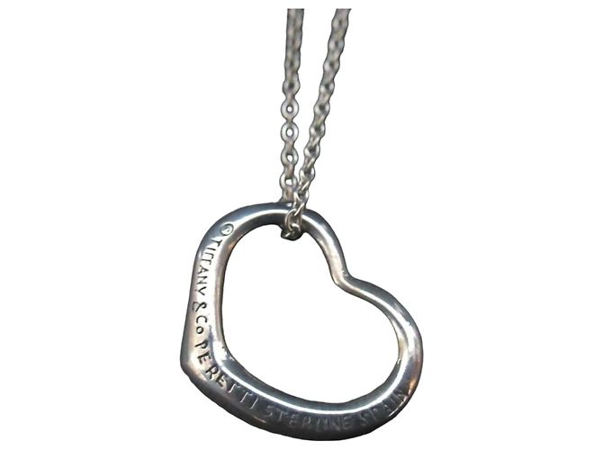 Tiffany & Co Colar Tiffany&Co. Open Heart em prata de lei