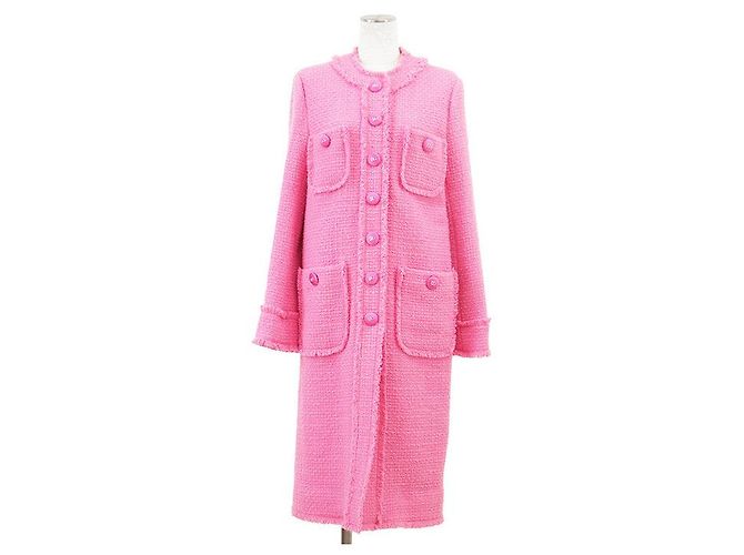 Dolce & Gabbana Dolce&Gabbana Tweed Wool Nylon Coat