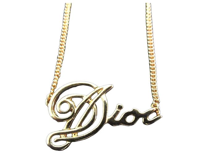 Collier Christian Dior DIOR Logo