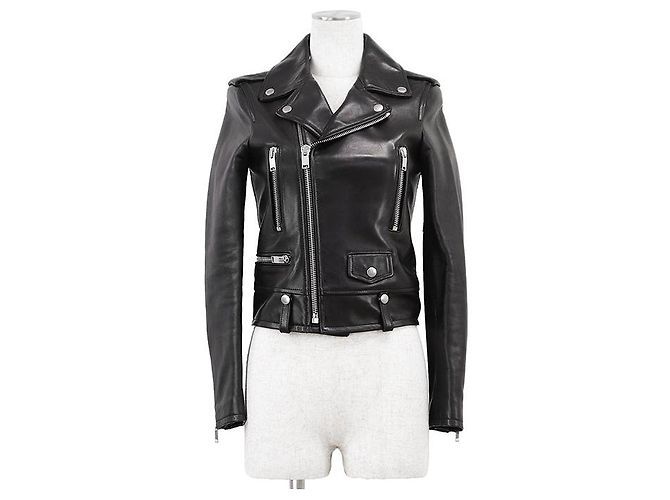 Yves Saint Laurent Giacca in pelle di agnello Saint Laurent Paris