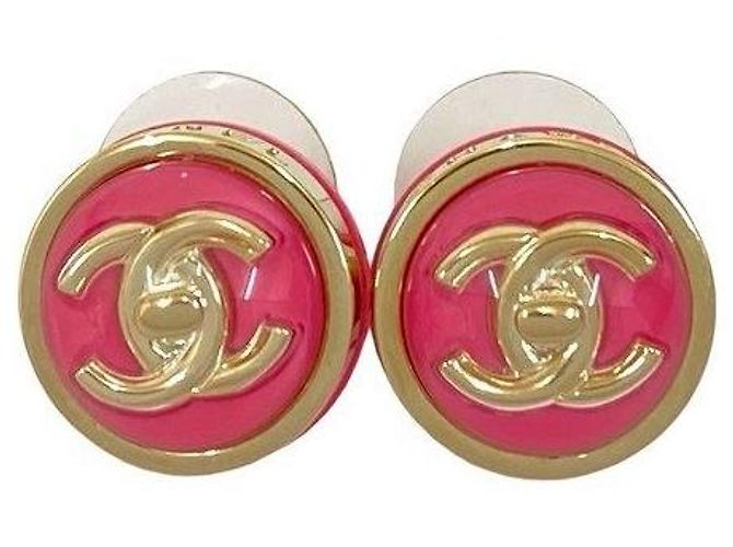 Chanel Coco Mark Turn Lock Ohrringe