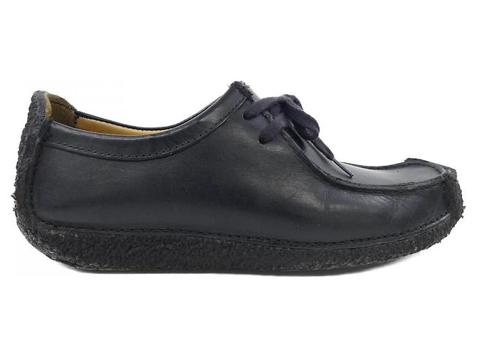 Autre Marque Clarks Lederschuhe Schwarz