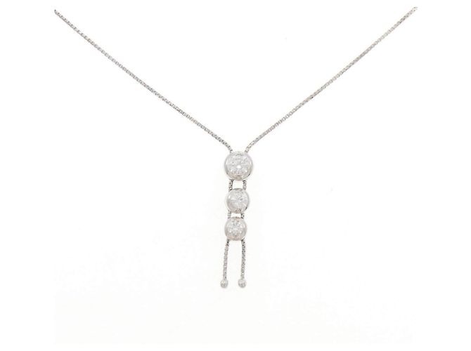 Tasaki Au750 Diamant-Halskette