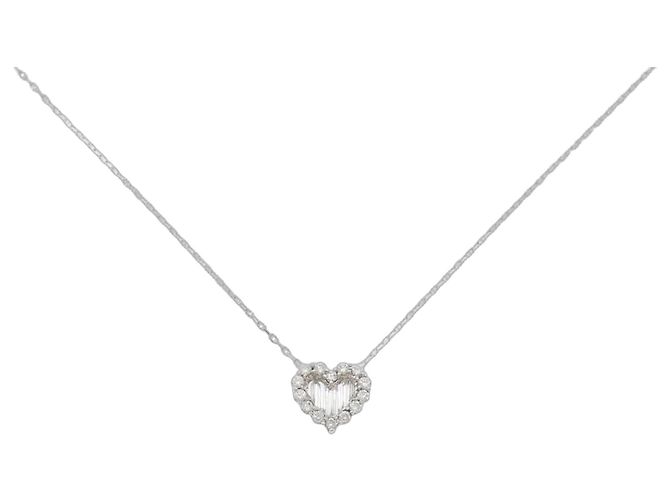 Autre Marque Collar de oro blanco Au750 y diamantes