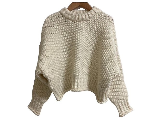 Autre Marque L’AUBE BLANC Tops de punto cropped