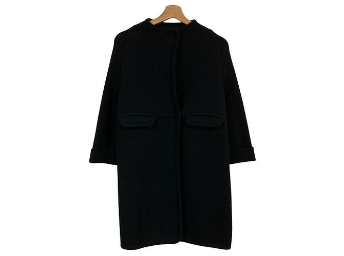 Autre Marque J&M Davidson No Collar Knit Coat