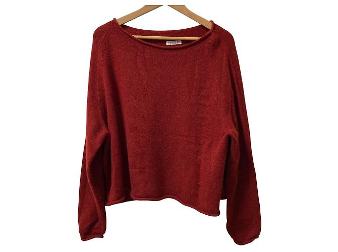 Autre Marque Pull en maille Camel FACTORY