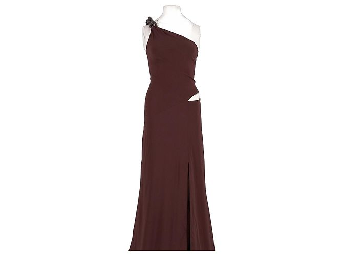 Autre Marque Abito maxi marrone SILVIA TCHERASSI