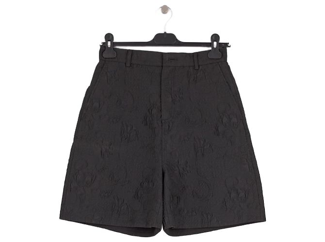 Autre Marque CUSTOMMADE Schwarze Shorts mit Blumenmuster