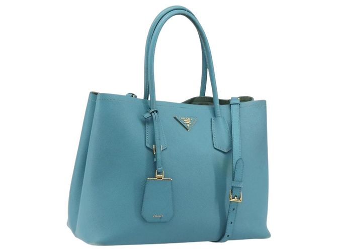 Sac Tote PRADA
Cuir Saffiano 2way
Light Blue Gold