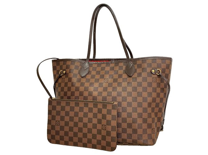 Louis Vuitton Damier Neverfull MM Tote Bag N41358 Ebene