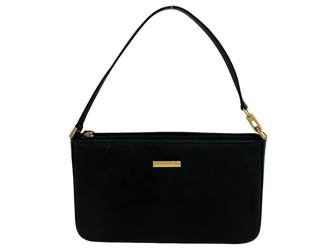 Borsa a tracolla Burberry in pelle nera
