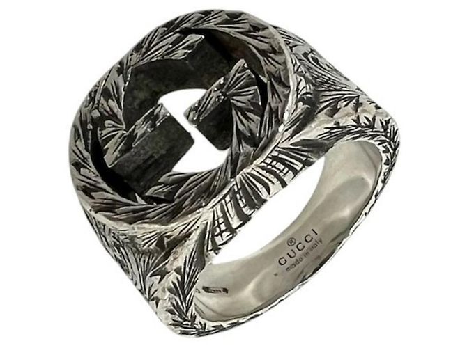 Anello Interlocking G Band GUCCI
