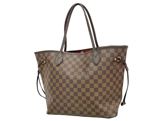 Sac cabas Louis Vuitton Damier Neverfull MM N51105 Ebene