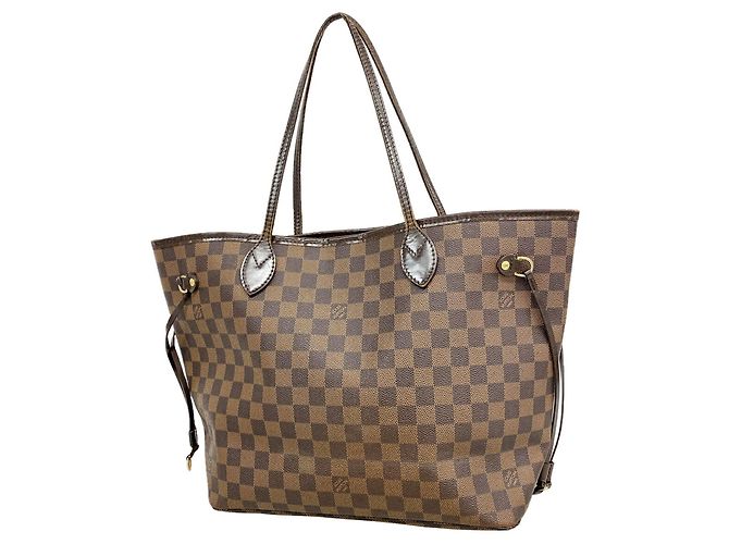 Sac Cabas Louis Vuitton Damier Neverfull MM - Ebene
