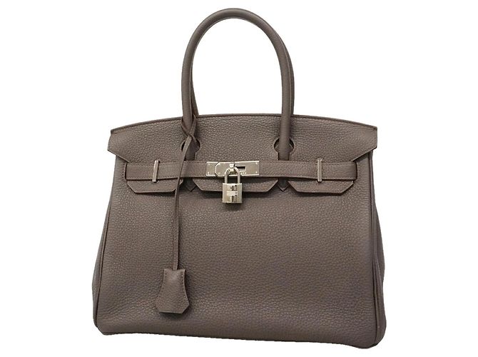 Hermès Sac à main Hermes Birkin 30 en cuir Togo