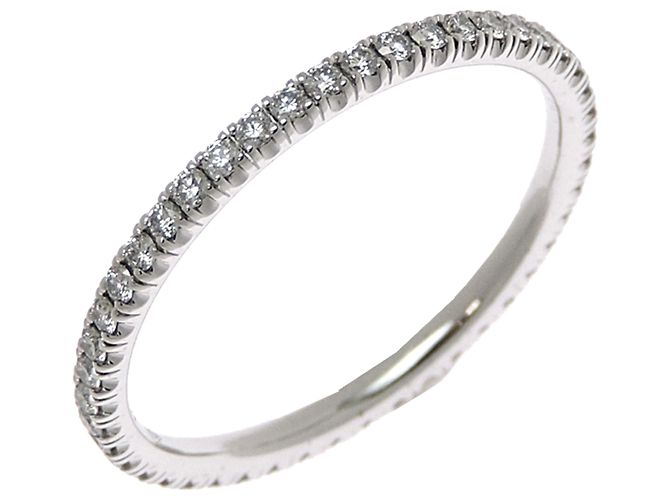 Cartier Ehering aus 18K Weißgold mit Diamanten