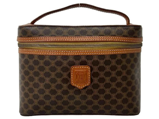 Céline Celine Macadam Blazon Triomphe Pattern Lederhandtasche
