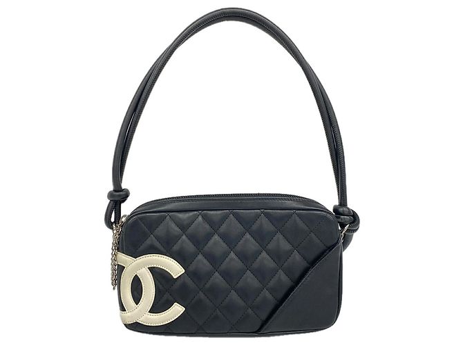 Borsa a tracolla Chanel Cambon in pelle di agnello