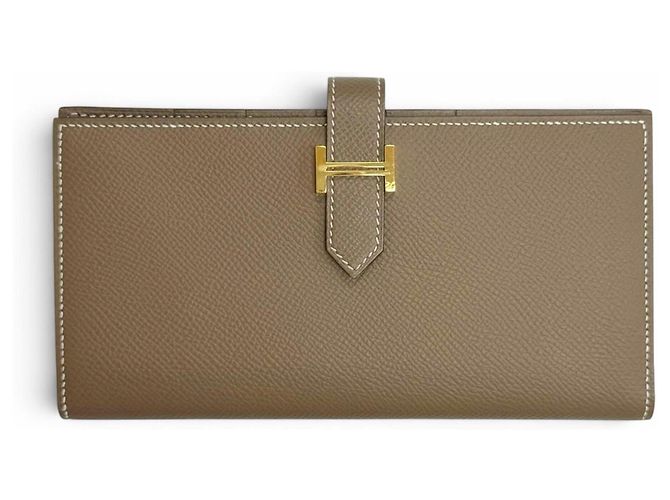 Hermès Cartera larga Hermes Bearn Soufflé
