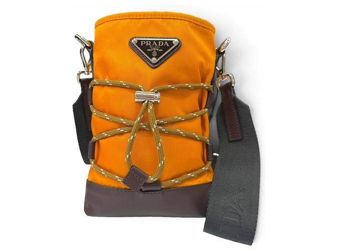 Borsa a tracolla Prada 2ZT079 Speedlock in nylon e pelle