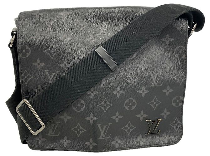 Borsa a tracolla Louis Vuitton Monogram Eclipse District PMNM