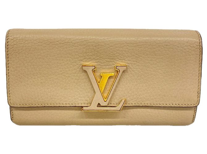 Capucines Louis Vuitton Long Wallet in Galle