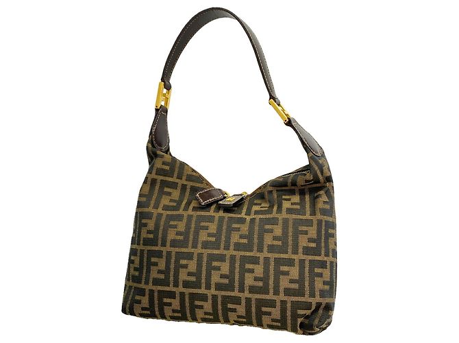 Bolsa Fendi Zucca em nylon e canvas