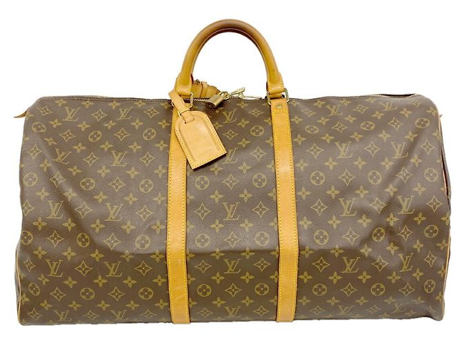 Louis Vuitton Boston Monogram Keepall 60 Bag