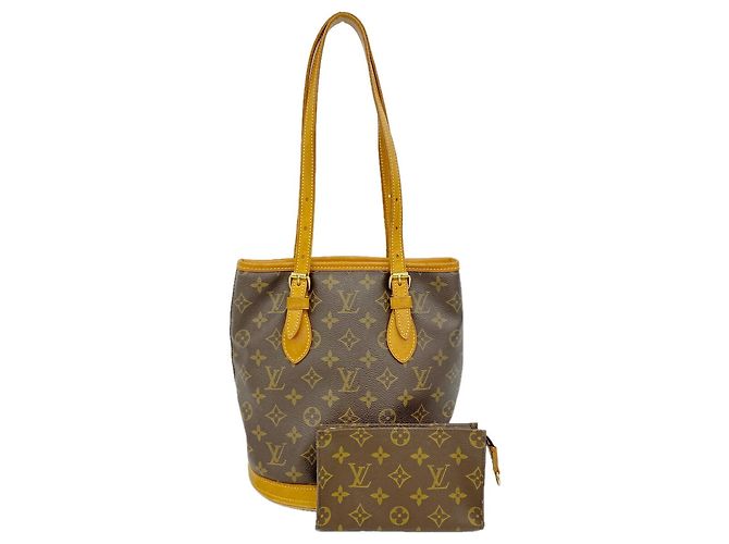 Louis Vuitton Monogram Bucket PM Tote Bag