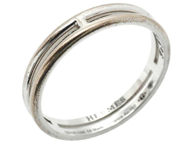 Hermès Hermes Ariane Ringband aus 18K Weißgold