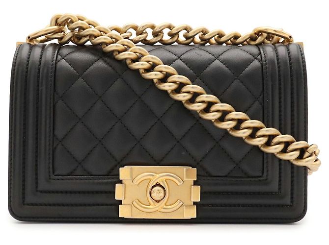 Borsa a tracolla Chanel Boy Chanel 20 Matelassé Coco Mark Chain