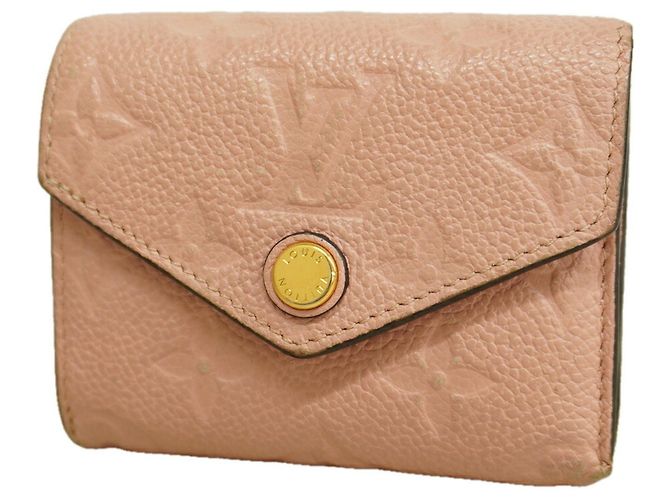 Portafoglio Tri-Fold Louis Vuitton in Rose Poudre