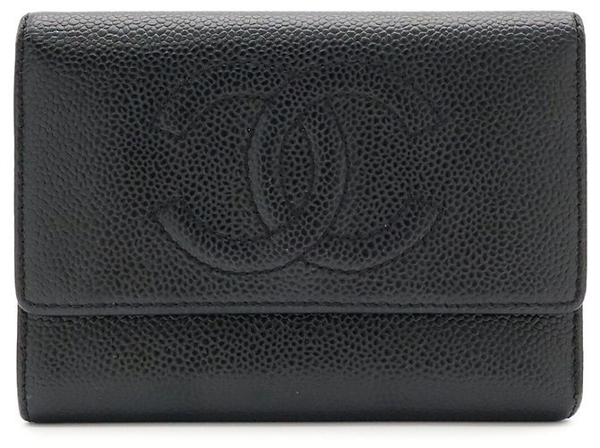 Chanel Coco Mark Tri-fold Geldbörse