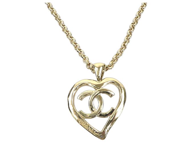 Collier Chanel Coco Heart Gold