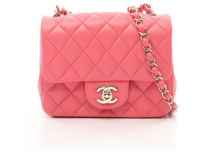 Borsa a tracolla Chanel Mini Matelassé Rosa