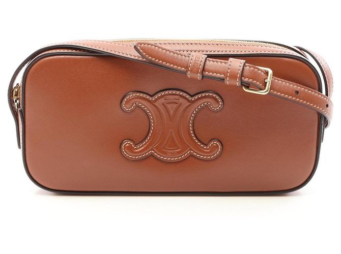 Céline Sac à épaule Celine Mini Camera Cuire Triomphe