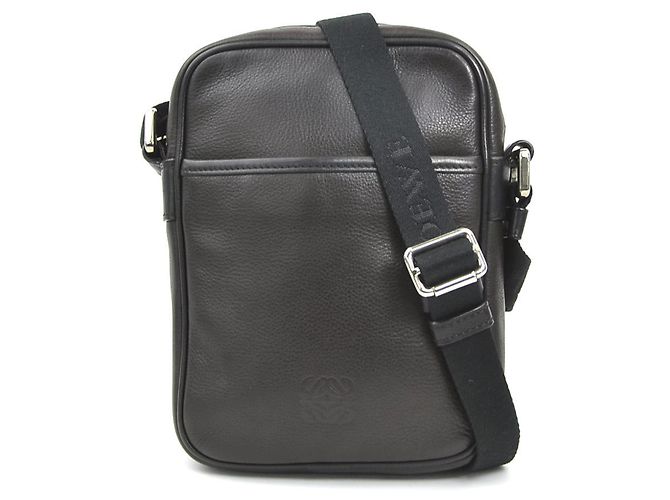 Bolsa de ombro Loewe em couro marrom