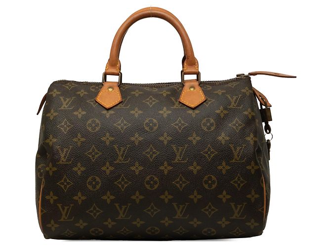 Louis Vuitton Brown Monogram Speedy 30