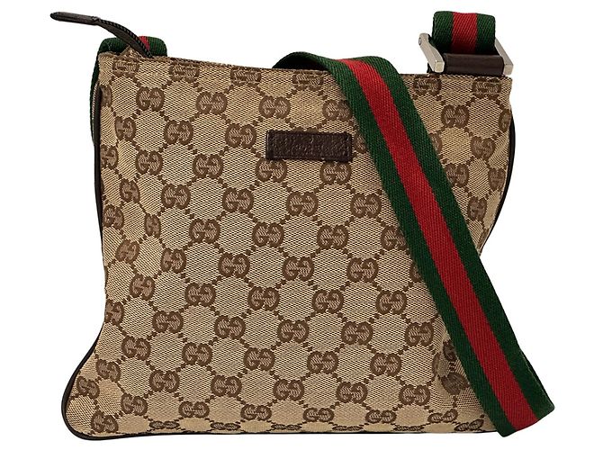 Bolsa Gucci GG Canvas Brown