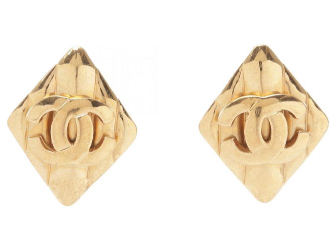 Orecchini a clip Chanel Coco Mark a forma di diamante